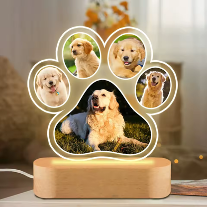 Personalized Pet Paw Lamp
